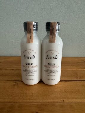 fresh Milk Body Lotion - White with Black Cap (2 Pack)